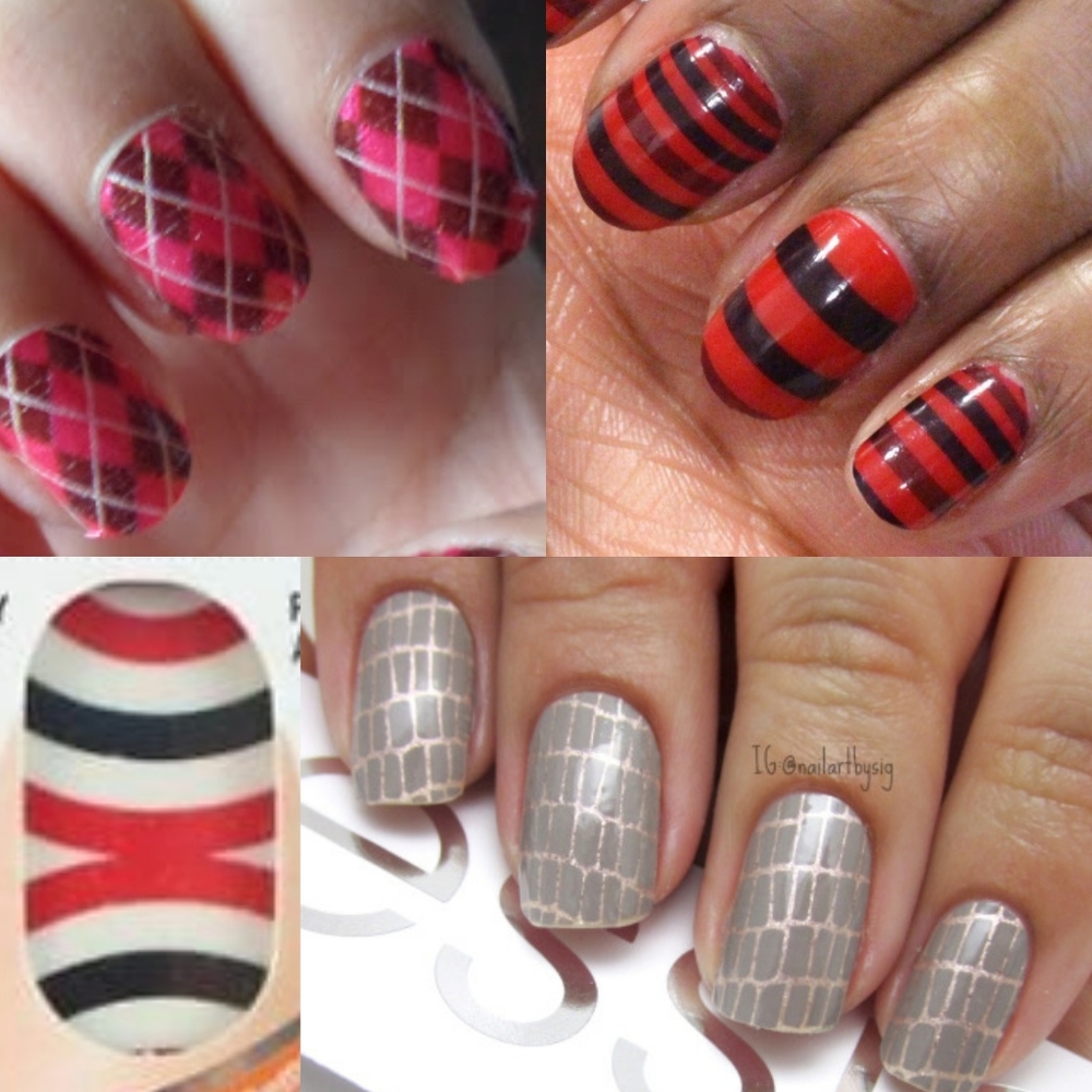 DIY Nail Strips Polish Decals Appliques Bundle #3